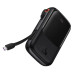 POWER BANK Baseus Qpow Pro Digital Display, 10000mAh, 22.5W, 1 x cablu integrat USB Type-C output/input, 1 x USB, 1 x Lightning, negru, POWER BANK Baseus Qpow Pro Digital Display, 10000mAh, 22.5W, 1 x cablu integrat USB Type-C output/input, 1 x USB, 1 x Lightning, negru,
