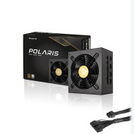 SURSA Chieftec Polaris 1050 W, modulara, certificare 80 Plus Gold, ventilator 140 mm x 1, PCI-E 6+2 pin x 2, SATA x 4, 