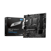 MSI PRO B760M-P DDR4, mATX, Socket 1700, Dual Channel DDR4, 1x PCIe x16 slots, 2x M.2 slots, 1x HDMI, 1x DP, 1x VGA, 1x USB 3.2 Gen 2 Type-C, 1x USB 3.2 Gen 1, 4x USB 2.0, 7.1 HD Audio, 3Y MSI PRO B760M-P DDR4, mATX, Socket 1700, Dual Channel DDR4, 1x PCIe x16 slots, 2x M.2 slots, 1x HDMI, 1x DP, 1x VGA, 1x USB 3.2 Gen 2 Type-C, 1x USB 3.2 Gen 1, 4x USB 2.0, 7.1 HD Audio, 3Y