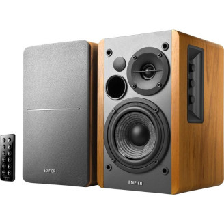 BOXE EDIFIER 2.0, RMS:  42W (2 x 21W), bluetooth, telecomanda wireless, volum, bass, treble, optical, brown, R1280DBb   (timbru verde 11.00 lei)