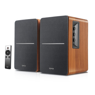 BOXE EDIFIER 2.0, RMS: 42W (2 x 21W), telecomanda wireless, volum, bass, treble, sub-out, brown, BOXE EDIFIER 2.0, RMS: 42W (2 x 21W), telecomanda wireless, volum, bass, treble, sub-out, brown,