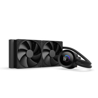 Cooler Lichid NZXT Kraken Plus 240 V2, AIO 240mm, pompa cu ecran LCD, Intel/ AMD, Negru Cooler Lichid NZXT Kraken Plus 240 V2, AIO 240mm, pompa cu ecran LCD, Intel/ AMD, Negru