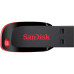 MEMORIE USB 2.0 SANDISK 16 GB, clasica, carcasa plastic, negru, 
