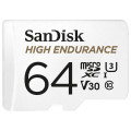 CARD MicroSD SANDISK, 64 GB, MicroSDXC, clasa 10, standard UHS-I U3, 