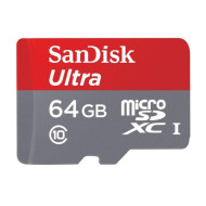 CARD MicroSD SANDISK, 64 GB, MicroSD, clasa 10, standard UHS-I U1, CARD MicroSD SANDISK, 64 GB, MicroSD, clasa 10, standard UHS-I U1,