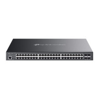 Switch TP-Link cu management L2, Omada 48-Port Gigabit cu 4-Port 10GE SFP+ L2+ Managed Switch, 40-Port PoE+ si 8-Port PoE++, 750W buget total POE  