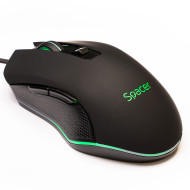 MOUSE Spacer - gaming, gaming, cu fir, USB, optic, 7200 dpi, butoane/scroll 6/1, iluminare, negru, MOUSE Spacer - gaming, gaming, cu fir, USB, optic, 7200 dpi, butoane/scroll 6/1, iluminare, negru,