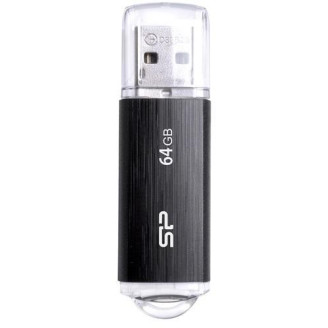 USB Flash Drive SP, Ultima U02, 2.0, 64GB, Negru 