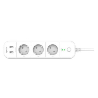 PRELUNGITOR TENDA BELI Wi-Fi, 3 prize shucko, 2 x USB, lungime 1.5m, intrerupator, alb PRELUNGITOR TENDA BELI Wi-Fi, 3 prize shucko, 2 x USB, lungime 1.5m, intrerupator, alb