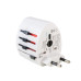 ADAPTOR universal SPACER, pt. calatorii, Schuko x 1, conectare Socket Universal (T), USB x 2, 10 A, alb, ADAPTOR universal SPACER, pt. calatorii, Schuko x 1, conectare Socket Universal (T), USB x 2, 10 A, alb,