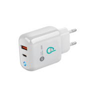 ALIMENTATOR retea SPACER Quick Charge 35W, USB Type-C PD (max 35W) + USB Quick Charge, 