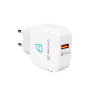 ALIMENTATOR retea SPACER Quick Charge 3.0 18W, 1 x USB 