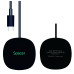 ALIMENTATOR wireless SPACER, Quick Charge 15W Qi, conector Type-C, rol de stand prin prindere magnetica, negru 