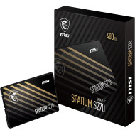 SSD MSI SPATIUM S270 SATA 2.5 480GB SSD MSI SPATIUM S270 SATA 2.5 480GB