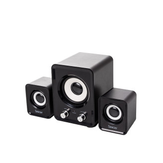 BOXE SPACER 2.1, RMS: 11W (2 x 3W + 5W), control volum, USB power, black, BOXE SPACER 2.1, RMS: 11W (2 x 3W + 5W), control volum, USB power, black,