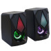 BOXE SPACER Gaming 2.0, RMS: 6W (2 x 3W), control volum, 2 x LED, USB power, black, BOXE SPACER Gaming 2.0, RMS: 6W (2 x 3W), control volum, 2 x LED, USB power, black,