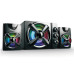 BOXE SPACER Gaming 2.1, RMS: 11W (2 x 3W + 5W), control volum, bass si inalte, subwoofer lemn MDF, 3 x LED, USB power, black, 