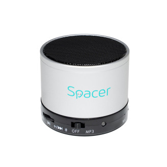 BOXA SPACER portabila bluetooth TOPPER, RMS: 3W, control volum, acumulator 520mAh, timp de functionare pana la 5 ore, distanta de functionare pana la 10m, incarcare USB, SILVER, BOXA SPACER portabila bluetooth TOPPER, RMS: 3W, control volum, acumulator 520mAh, timp de functionare pana la 5 ore, distanta de functionare pana la 10m, incarcare USB, SILVER,