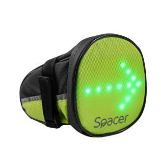 GEANTA reflectorizanta SPACER pentru Bicicleta, cu semnalizare LED prin telecomanda si de montat la sa, GEANTA reflectorizanta SPACER pentru Bicicleta, cu semnalizare LED prin telecomanda si de montat la sa,