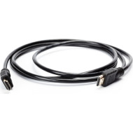 CABLU video SPACER, HDMI (T) la HDMI (T), 1.8m, rezolutie maxima 4K UHD (3840 x 2160) la 30 Hz, negru, 