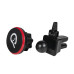 SUPORT auto magnetic SPACER pt. SmartPhone, fixare in ventilatie prin CLIPS, Magnetic, 4 SuperMagneti N50, rotire 360 grade, negru, 