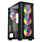 CARCASA SPACER - gaming, Middle Tower, ATX, 