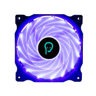 VENTILATOR SPACER PC Silent 120x120x25 mm,  BLUE light, Hydraulic Bearing, 34CFM, conector 3-pin 
