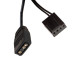 FAN HUB SPACER pt. maxim 6 ventilatoare ARGB, telecomanda pt. setat iluminarea RGB, sincronizare cu MB, alimentare 4-pin/ &nbsp;culori 3-pin, magnetic, black, 