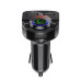 MODULATOR AUTO FM SPACER, Bluetooth 5.0. 1xUSB QC3.0 & 1xUSB max. 5V/3.1A, 12V-24V, max. 10-15m, mic max. 0-2m, format MP3/WMA, 206 canale 87.5-108Mhz, USB disk, microSD,  answer/reject/hang up/redial, black, 
