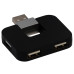 HUB extern SPACER, porturi USB: USB 2.0 x 4, conectare prin USB 2.0, cablu 1m, negru, HUB extern SPACER, porturi USB: USB 2.0 x 4, conectare prin USB 2.0, cablu 1m, negru,
