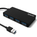 HUB extern SPACER, porturi USB: USB 3.0 x 4, conectare prin USB 3.0, cablu 1m lungime, negru, HUB extern SPACER, porturi USB: USB 3.0 x 4, conectare prin USB 3.0, cablu 1m lungime, negru,