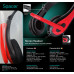 CASTI  Spacer, cu fir, standard, utilizare multimedia, microfon pe brat, conectare prin Jack 3.5 mm x 2, negru / rosu, SPK-507, (timbru verde 0.8 lei)
