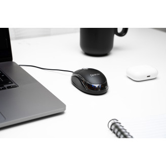 MOUSE  Spacer, PC sau NB, cu fir, USB, optic,  800 dpi, butoane/scroll 3/1,  negru, SPMO-080 45503289 (timbru verde 0.18 lei)