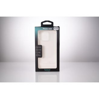 Husa Iphone 12 Pro Max Spacer, grosime 1.5mm, protectie suplimentara antisoc la colturi, material flexibil TPU, transparenta 