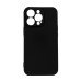 Husa Iphone 13 Pro Spacer, grosime 2mm, material flexibil silicon cu interior microfibra, negru 