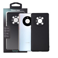 Husa Huawei telefon Mate 40 Pro, negru, tip back cover, material flexibil TPU, Husa Huawei telefon Mate 40 Pro, negru, tip back cover, material flexibil TPU,