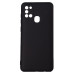 Husa Samsung Galaxy A21S Spacer, negru, grosime 2mm, material flexibil silicon + interior cu microfibra 