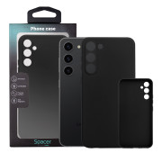Husa Samsung Galaxy S23 Plus Spacer, negru, grosime 1.5mm, material flexibil TPU Husa Samsung Galaxy S23 Plus Spacer, negru, grosime 1.5mm, material flexibil TPU