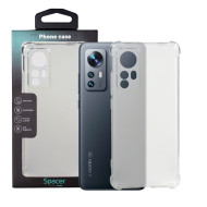Husa Xiaomi 12 Spacer, transparenta, grosime 1.5mm, protectie suplimentara antisoc la colturi, material flexibil TPU Husa Xiaomi 12 Spacer, transparenta, grosime 1.5mm, protectie suplimentara antisoc la colturi, material flexibil TPU