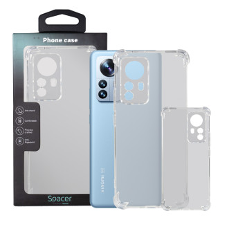 Husa Xiaomi 12 Pro Spacer, transparenta, grosime 1.5mm, protectie suplimentara antisoc la colturi, material flexibil TPU Husa Xiaomi 12 Pro Spacer, transparenta, grosime 1.5mm, protectie suplimentara antisoc la colturi, material flexibil TPU