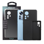 Husa Xiaomi 12 Pro Spacer, negru, grosime 1.5mm, material flexibil TPU Husa Xiaomi 12 Pro Spacer, negru, grosime 1.5mm, material flexibil TPU