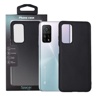 Husa Xiaomi Mi 10T Pro 5G Spacer, negru, grosime 1.5mm, material flexibil TPU 