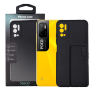 Husa Xiaomi Pocophone M3 Pro 5G Spacer, negru, grosime 1.5mm, material flexibil TPU Husa Xiaomi Pocophone M3 Pro 5G Spacer, negru, grosime 1.5mm, material flexibil TPU