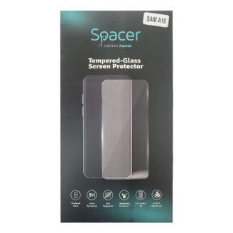 FOLIE STICLA  Spacer pentru Samsung Galaxy A16 grosime 0.3mm, acoperire totala ecran, strat special anti-ulei si anti-amprenta, Tempered Glass, sticla 9D, duritate 9H 