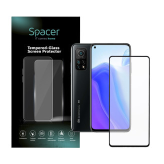 FOLIE STICLA Spacer pentru Xiaomi Mi 10T 5G, grosime 0.3mm, acoperire totala ecran, strat special anti-ulei si anti-amprenta, Tempered Glass, sticla 9D, duritate 9H FOLIE STICLA Spacer pentru Xiaomi Mi 10T 5G, grosime 0.3mm, acoperire totala ecran, strat special anti-ulei si anti-amprenta, Tempered Glass, sticla 9D, duritate 9H