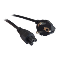 CABLU alimentare Spacer notebook 3m, intrare Shucko, iesire C5, 10A, negru, 