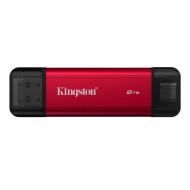 Kingston 2TB Dual USB-A/C Portable SSD, Up to 1050MB/s USB 3.2 Gen 2 