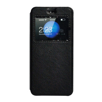 Husa Huawei telefon P10, negru, tip magnetica, tip portofel, 