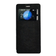Husa Huawei telefon P9, negru, tip magnetica, tip portofel, 