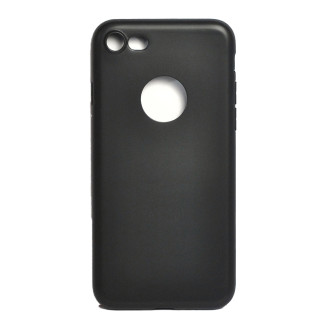 Husa Iphone 7 / Iphone 8 / Iphone SE 2 / Iphone SE 3, grosime 1 mm, material flexibil TPU, ColorFull Matt Ultra negru 